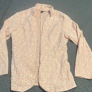 SHEIN Pink Textured Blouse